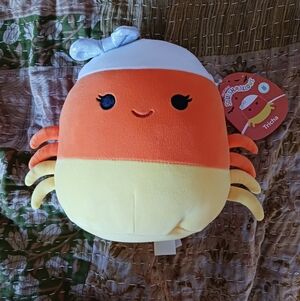 Squishmallows Tricha Candy Corn Spider Plush